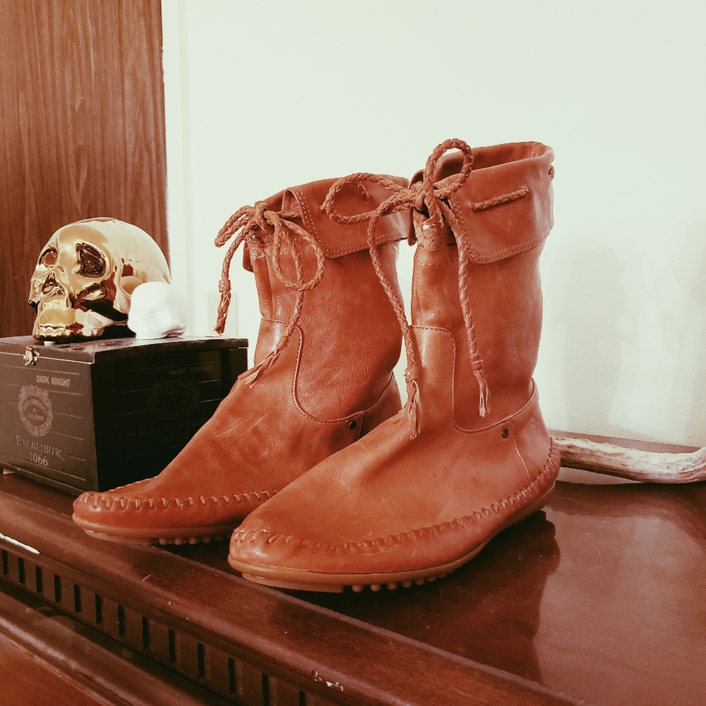 Frye moccasin boots - Picture 1 of 1